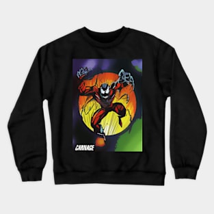 Carnage v.2 in a action. Crewneck Sweatshirt